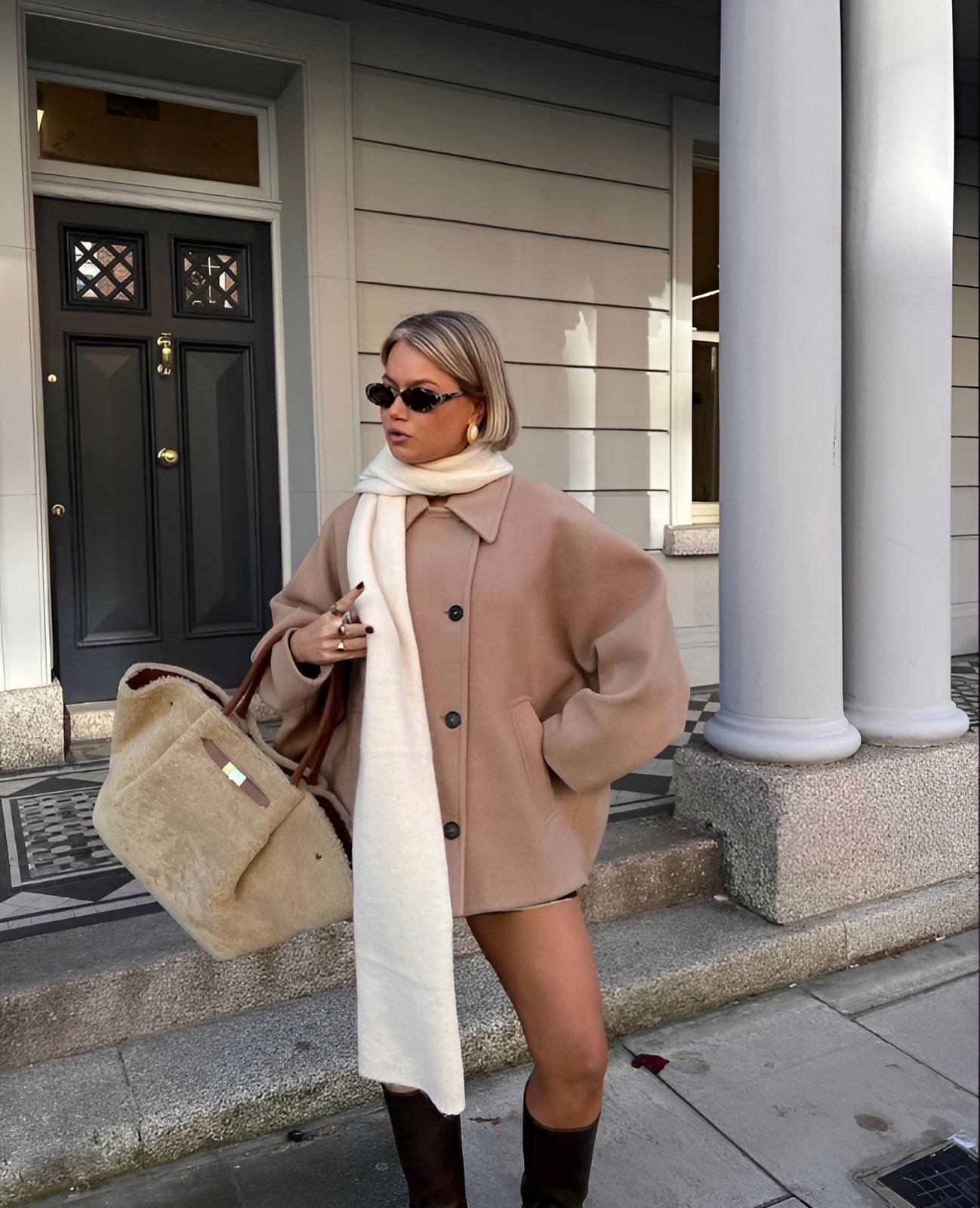 Rebeka™ Trendy Oversized Wool Coat