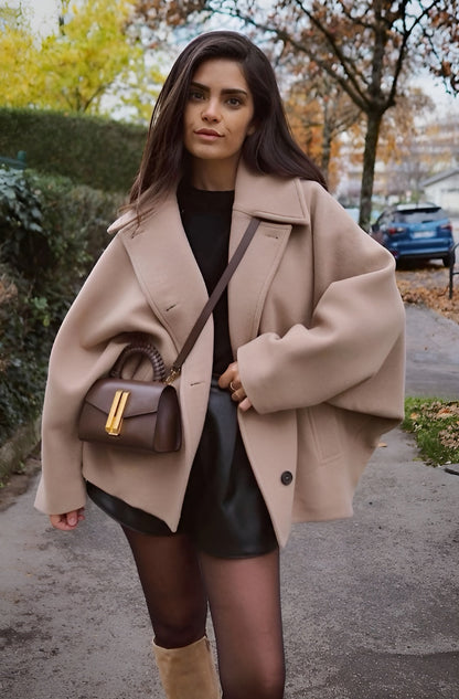 Rebeka™ Trendy Oversized Wool Coat